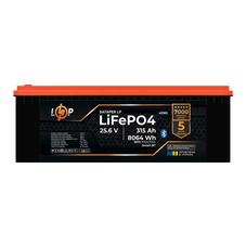 Аккумулятор LP LiFePO4 25,6V - 315 Ah (8064Wh) (BMS 200A/150А) метал Smart BT (41224)