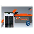 Акумулятор літій-залізо-фосфатний LogicPower  LP LiFePO4 12,8V - 230 Ah (2944Wh) (BMS 100A/100А) пластик Smart BT
