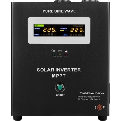 Інвертор LogicPower LPY-C-PSW-1500VA (1050W) MPPT 24V