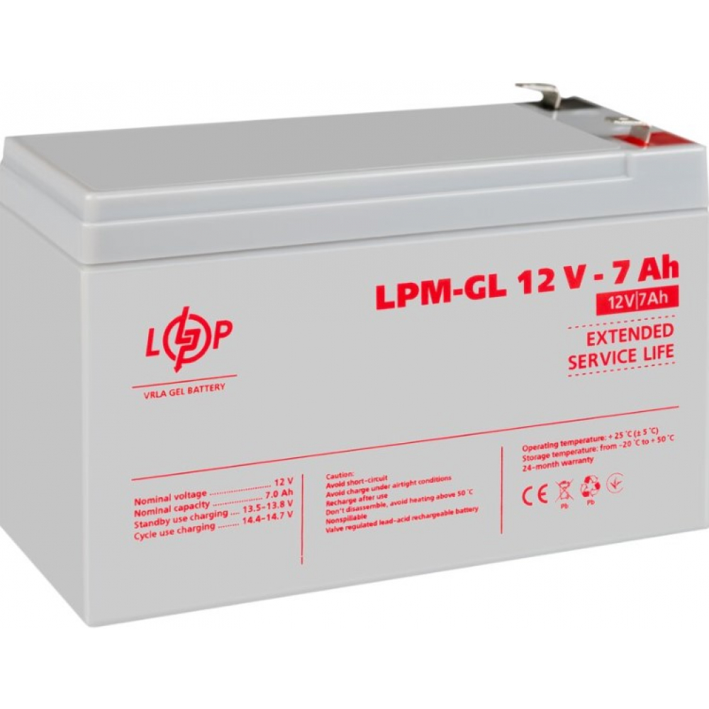 Аккумулятор LogicPower LPM-GL 12V - 7 Ah GEL