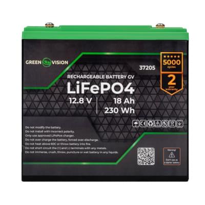 Аккумулятор LogicPower GV LiFePО4 12V (12,8V) – 18 Ah (230Wh)