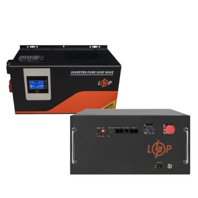 Комплект резервного живлення LogicPower W3000 + літієва (LiFePO4) батарея 7168 Ватт (22892+38851 280 Ah)