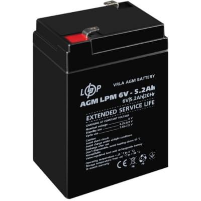 Аккумулятор LogicPower AGM LPM 6V - 5.2 Ah