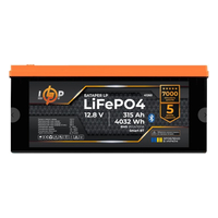 LogicPower LP LiFePO4 12,8В - 315 Ач (4032Втч) (BMS 200А/100А) пластик Smart BT
