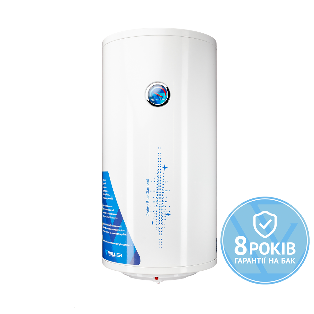 Бойлер накопичувальний електричний Willer EV80DR Optima