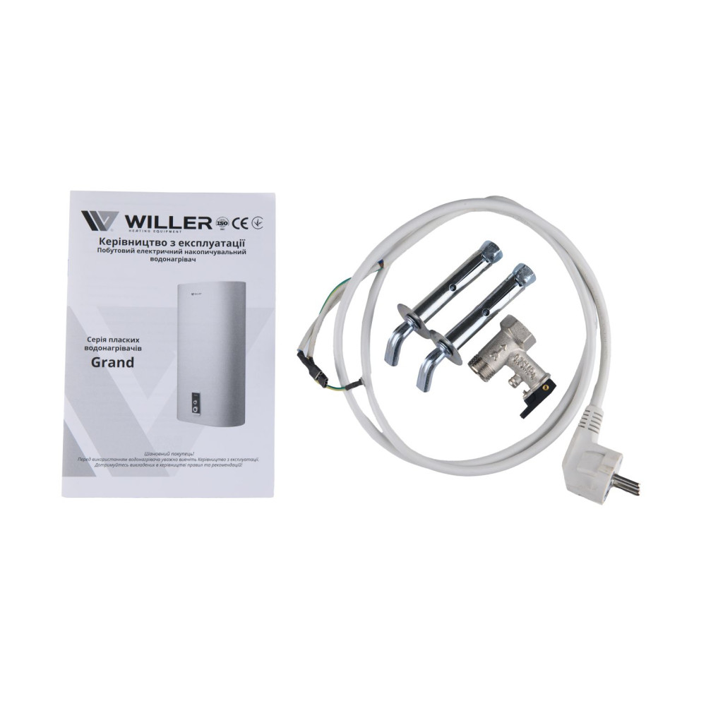 Бойлер накопичувальний електричний Willer EV30DR Grand