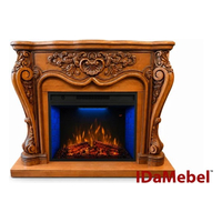 IDaMebel Жан-Жак массив дуб коричневый с патиной с камином Royal Goodfire 28 IDaMebel Жан-Жак массив дуб коричневый с патиной с камином Royal Goodfire 28
