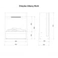 Электрокамин Dimplex Albany Multi с настоящим 3D эффектом пламени (ABN15-RGB)