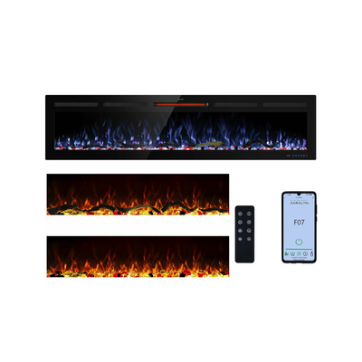 Електрокамін Royal Crystal 72 R PRO з Wi-Fi (EF72RPRO)