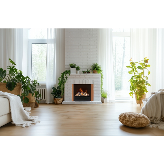 Электрокамин Dimplex Juneau Multi с настоящим 3D эффектом пламени, дровами и звуком (JUN-RGB)