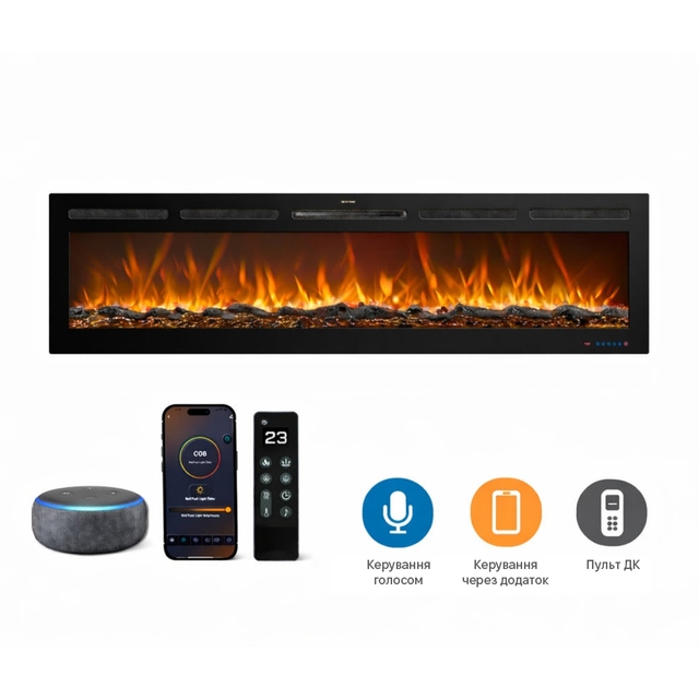 Електрокамін Royal Galaxy 50 R PRO LOG с Wi-Fi (EF50RPROLOG)
