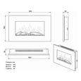 Электрокамин Electrolux EFP/W-1150URLS
