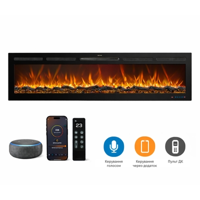 Електрокамін Royal Galaxy 60 R PRO LOG с Wi-Fi (EF60RPROLOG)