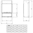 Электрокамин Dimplex Engine 400 Pro Range с реальным 3D эффектом пламени, обогревом и дровами (ENG68-400)