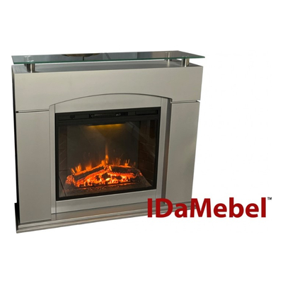 Електрокамін IDaMebel Laguna сірий Goodfire 28