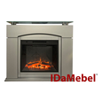 Електрокамін IDaMebel Laguna сірий Goodfire 28