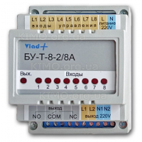 Salus Vlad + БУ-Т-8-2/8А - 8-ми зонний блок керування з таймером затримки 8 вх, 2 вих Salus Vlad + БУ-Т-8-2/8А - 8-ми зонний блок керування з таймером затримки 8 вх, 2 вих
