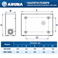 Стабілізатор напруги релейний Aruna SDR 8000 (4,8 кВт, 1 фаза)