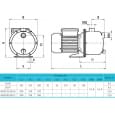 Насосна станція Rudes AUJS 110/24L/А с пятерником (4820224010700)