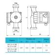Циркуляційний насос Rudes RS 25-6-180 (2200000095541)