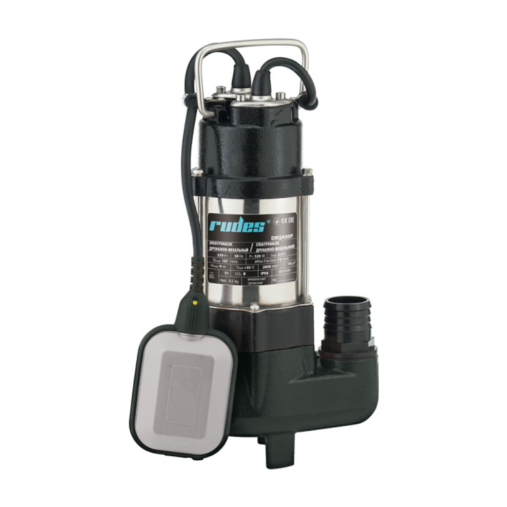Дренажно-фекальный насос Rudes DRQ 450F