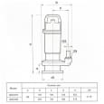 Дренажно-фекальний насос Rudes QDX750 (4823121301315)