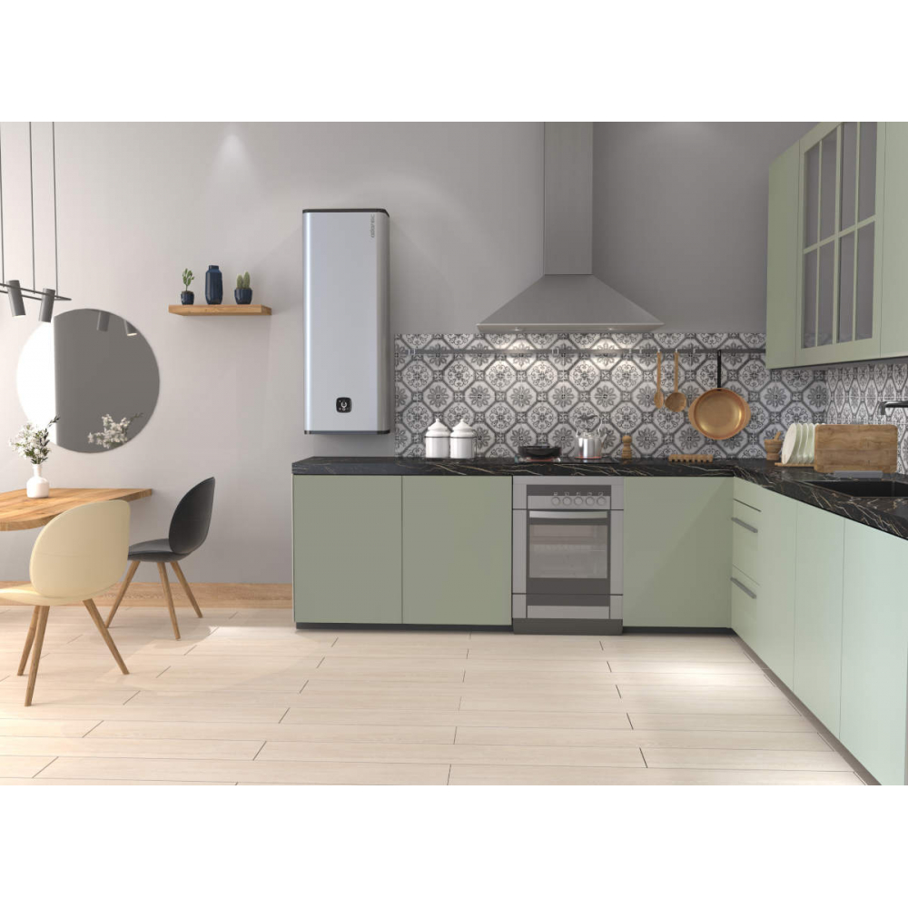 Бойлер накопичувальний електричний Atlantic Vertigo Steatite WI-FI 80 ES-MP0652F220-S WD (2250W) silver 841321