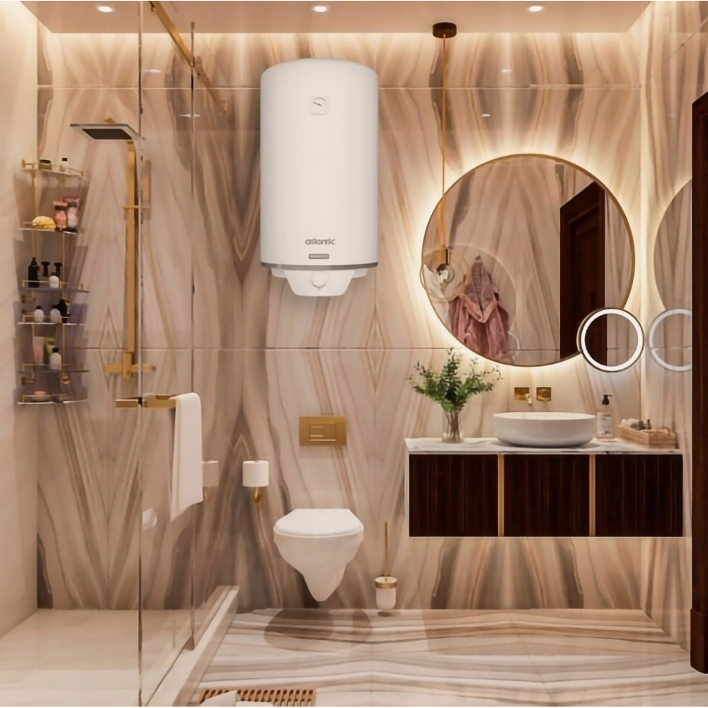 Бойлер накопичувальний електричний Atlantic Steatite Elite VM 080 D400S-2-BC (1500W) 851407