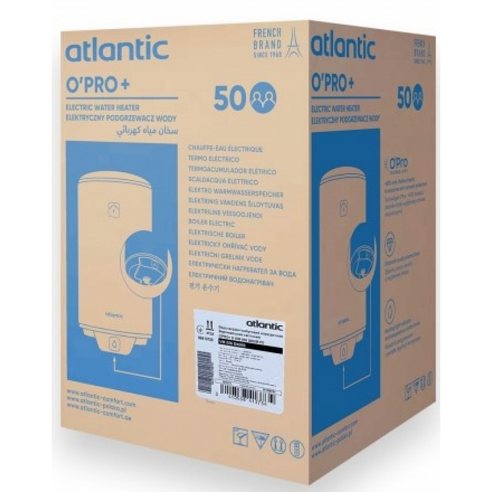 Бойлер накопичувальний електричний Atlantic Opro+ VM 050 D400S (2000W) 841373