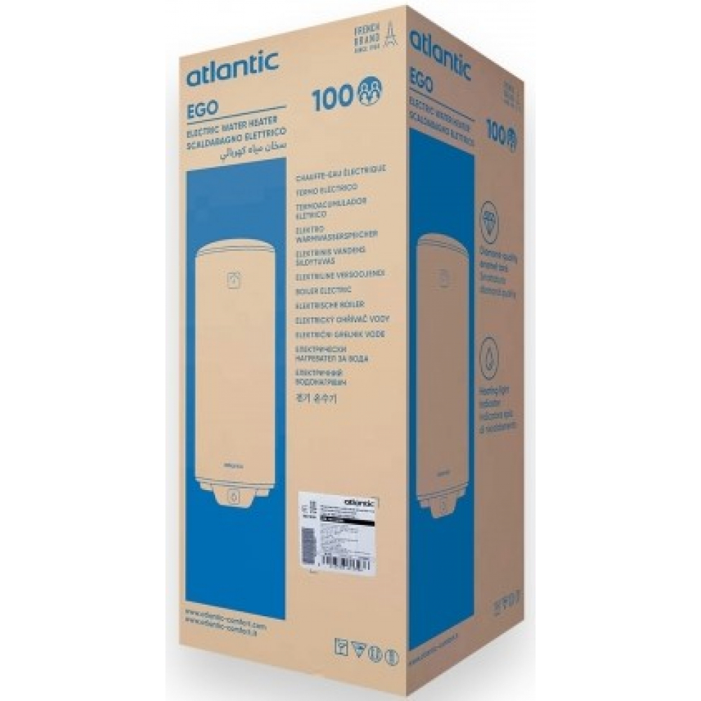 Бойлер накопичувальний електричний Atlantic Opro Ego VM 100 D400S (1200W) 861393
