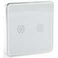 Розумний вимикач Tervix Pro Line ZigBee Touch Switch (2 клавіші), без нуля (433131)