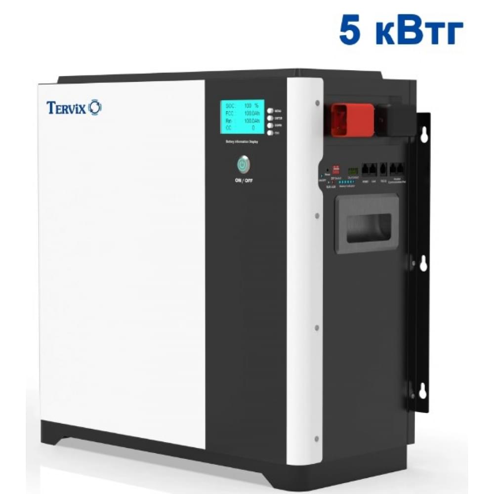 Комплект резервного питания Tervix Инвертор Pro Line S1 шт + АКБ LiFePO 2шт на 10 кВтч (мощность 12кВт)(698510)