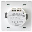 Умный выключатель Tervix Pro Line ZigBee Push Switch (2 клавиши), без нуля (433111)