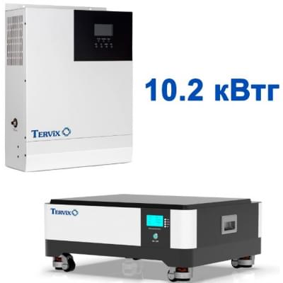 Комплект резервного питания Tervix Инвертор BANKA 10,2 кВтч(693522) + АКБ Tervix BANKA Pro Line LiFePO4 51,2В 200Ач