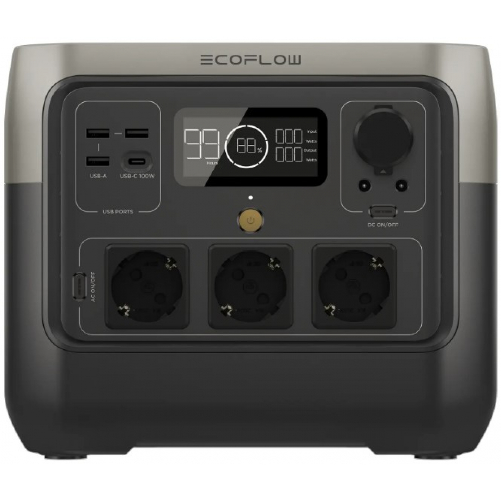 Портативная зарядная станция EcoFlow River 2 Pro 800W 768Wh - Switzerland Version