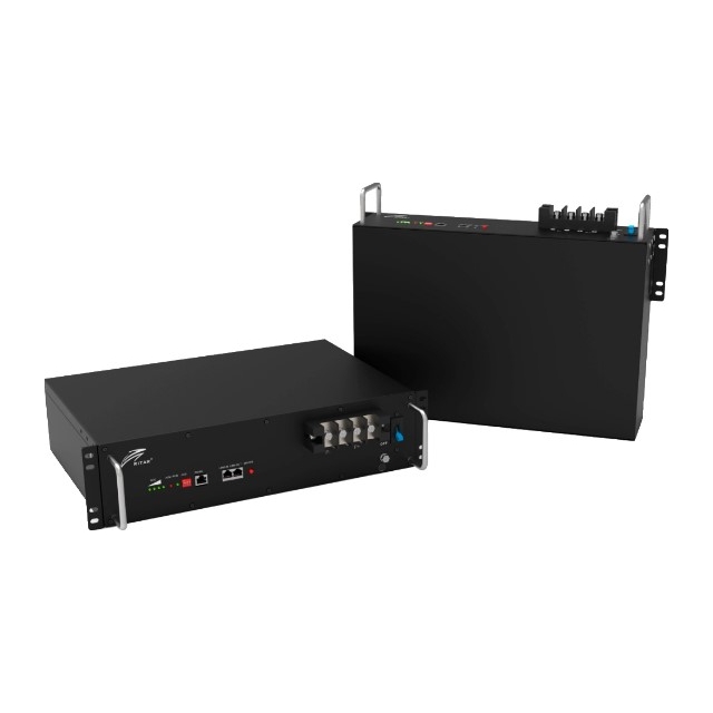 Аккумулятор литий-железо-фосфатный(LiFePo4) Ritar LiFePO4 25,6V 100Ah 2560Wh для монтажа в стойку
