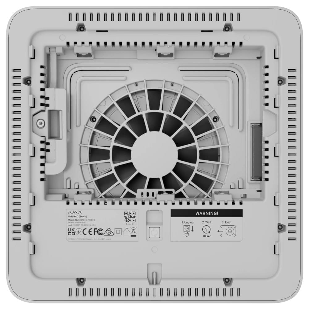 Видеорегистратор Ajax NVR HAC (8-ch) White