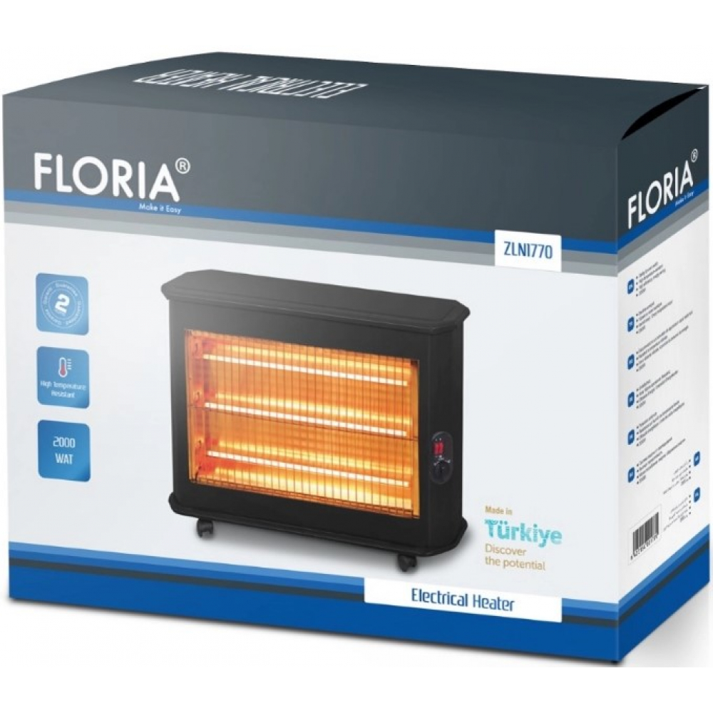 Инфракрасный обогреватель Floria ZLN1770, 2000Вт, Box
