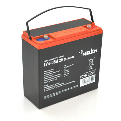Акумулятор Merlion EV 6-DZM-20, 12V 20Ah