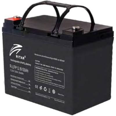 Акумулятор літій-залізо-фосфатний (LiFePo4) Ritar LiFePO4 12,8V 30Ah (384Wh)
