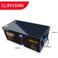 Акумулятор літій-залізо-фосфатний (LiFePo4) Gear LiFePO4 12,8V 150Ah (BMS-100A/100A)