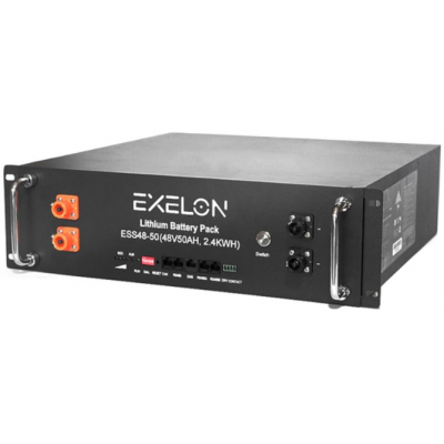 Аккумулятор свинцово-кислотный(AGM) Exelon LiFePO4 48V 50Ah 2400Wh, BMS 50A