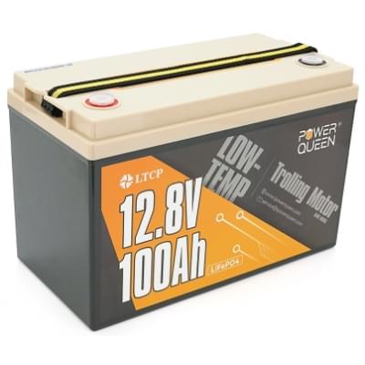 Акумулятор літій-залізо-фосфатний Power Queen P12V100-100-LTP-BT-4-A100 LiFePO4 12V100Ah Low-temp Bluetooth