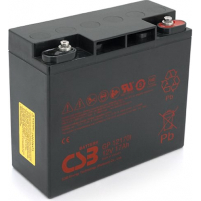 Аккумулятор свинцово-кислотный (AGM) CSB GP12170I AGM (12V 17Ah)