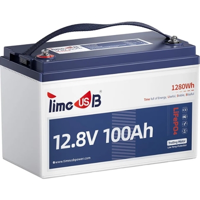 Акумулятор літій-залізо-фосфатний Timeusb T12V100-100-TM-4-A100 LiFePO4 12.8V 100Ah Low-Temp 1280Wh