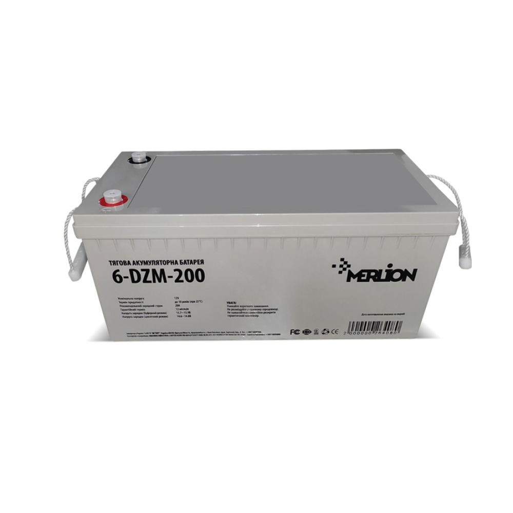 Акумулятор Merlion 6-DZM-200, 12V 200Ah