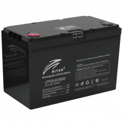 Ritar LiFePO4 25.6V 50Ah 1280Wh BMS25@8S bluetooth
