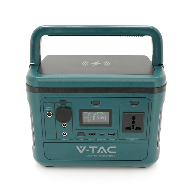 Портативная зарядная станция V-TAC VT-606 500W 568Wh