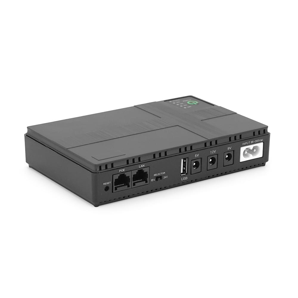 ИБП Green Wave UPS-36W DC1036P-8, 5/9/12V, 8800мAh(4*2200MAh), USB 3.0, Black, BOX