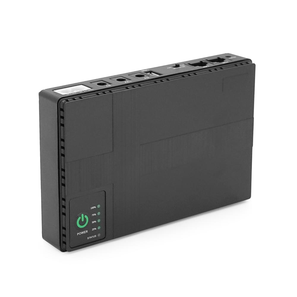 ИБП Green Wave UPS-36W DC1036P-8, 5/9/12V, 8800мAh(4*2200MAh), USB 3.0, Black, BOX